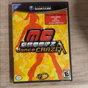 Nintendo GameCube MC Groovz Dance Craze - Yellow and Red CIB